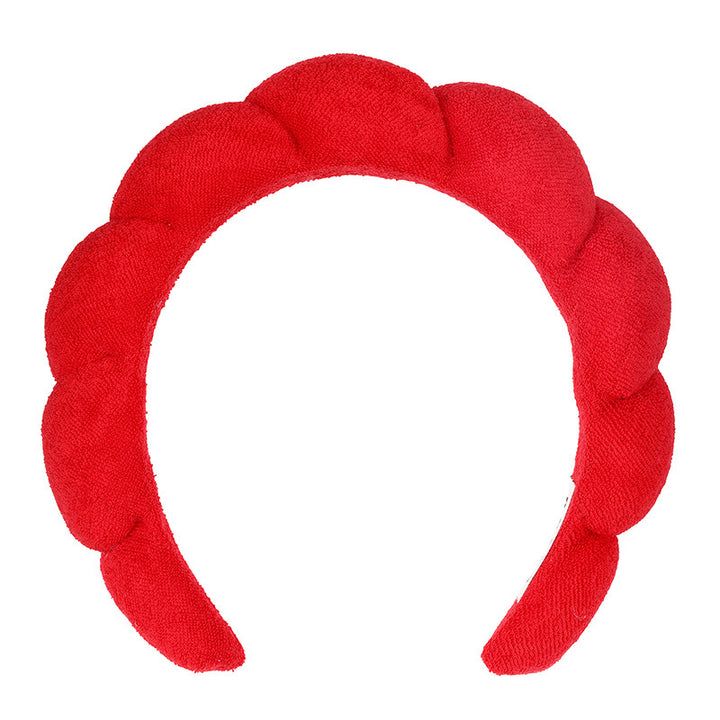 Bella Sleep + Spa Makeup Headband - Red