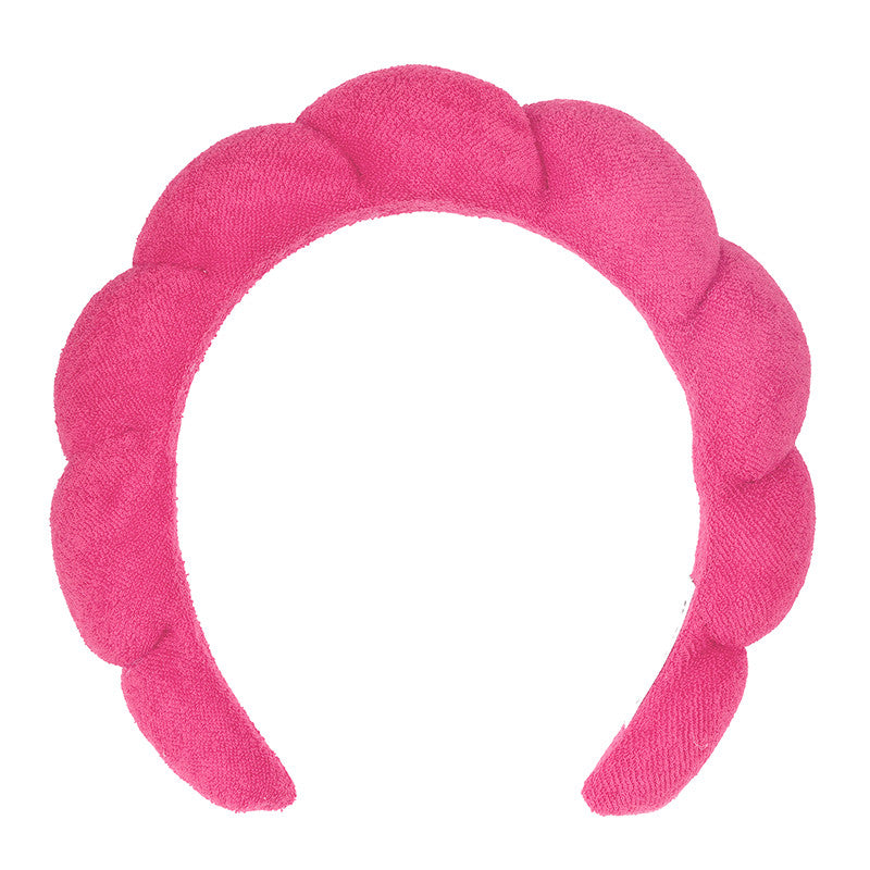 Bella Sleep + Spa Makeup Headband - Fuchsia