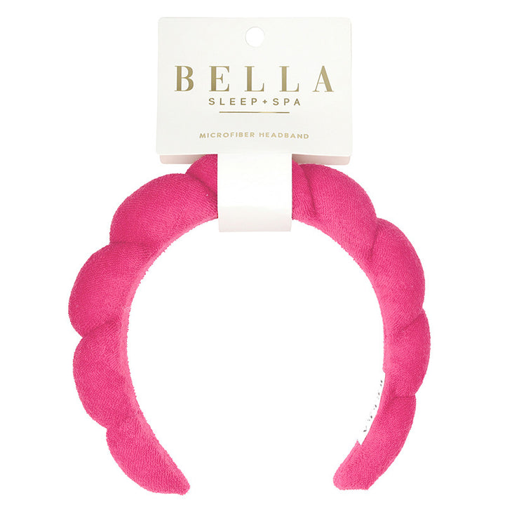 Bella Sleep + Spa Makeup Headband - Fuchsia