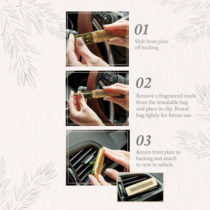 Thymes Car Diffuser Kit - Frasier Fir
