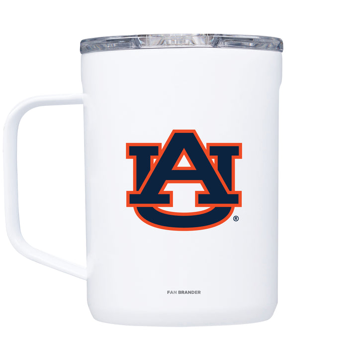 Corkcicle Coffee Mug with Auburn Primary Mark - White