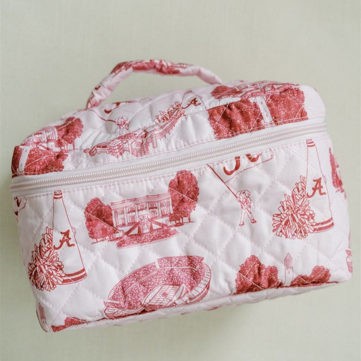 Gracefully Made Art The University of Alabama Make Up Toiletry Bag