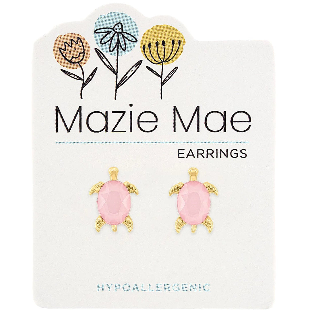 Mazie Mae Turtle Stud Earrings