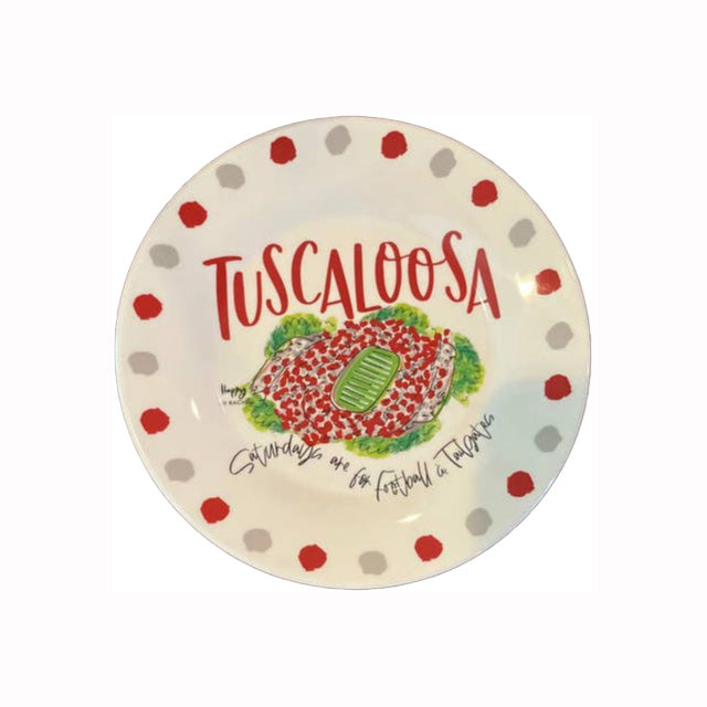 Happy By Rachel Melamine Plate - Tuscaloosa, Al