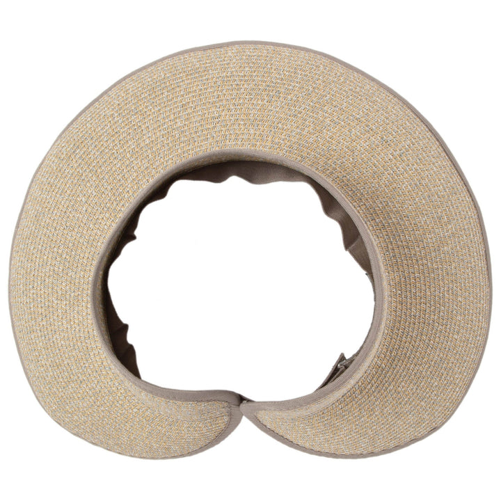 San Diego Hat Company Signature Women's Ultrabraid Large Brim Visor - Orange