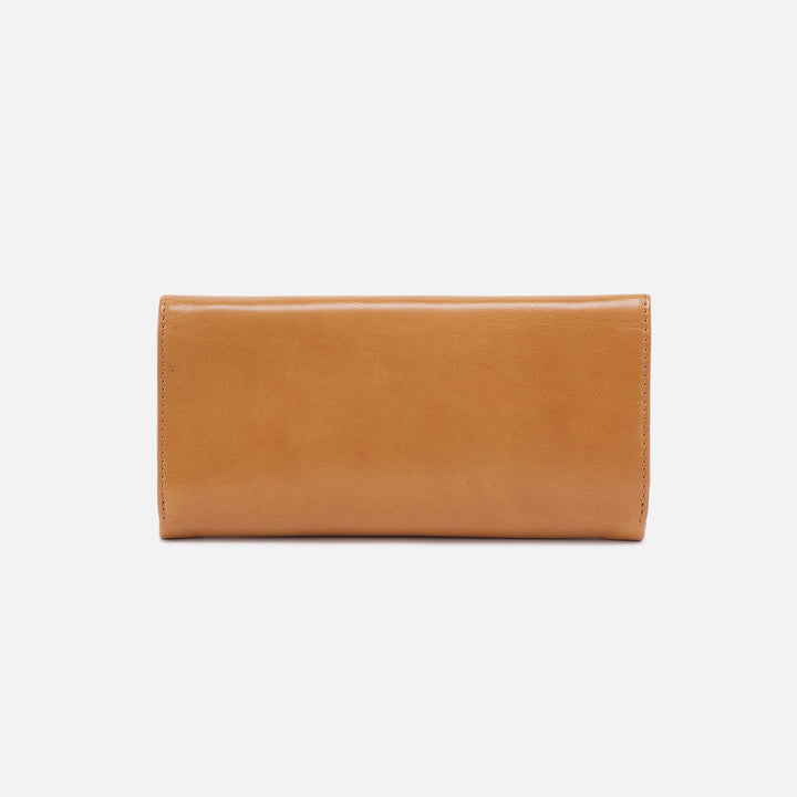 Hobo Rachel Continental Wallet - Natural Polished Leather