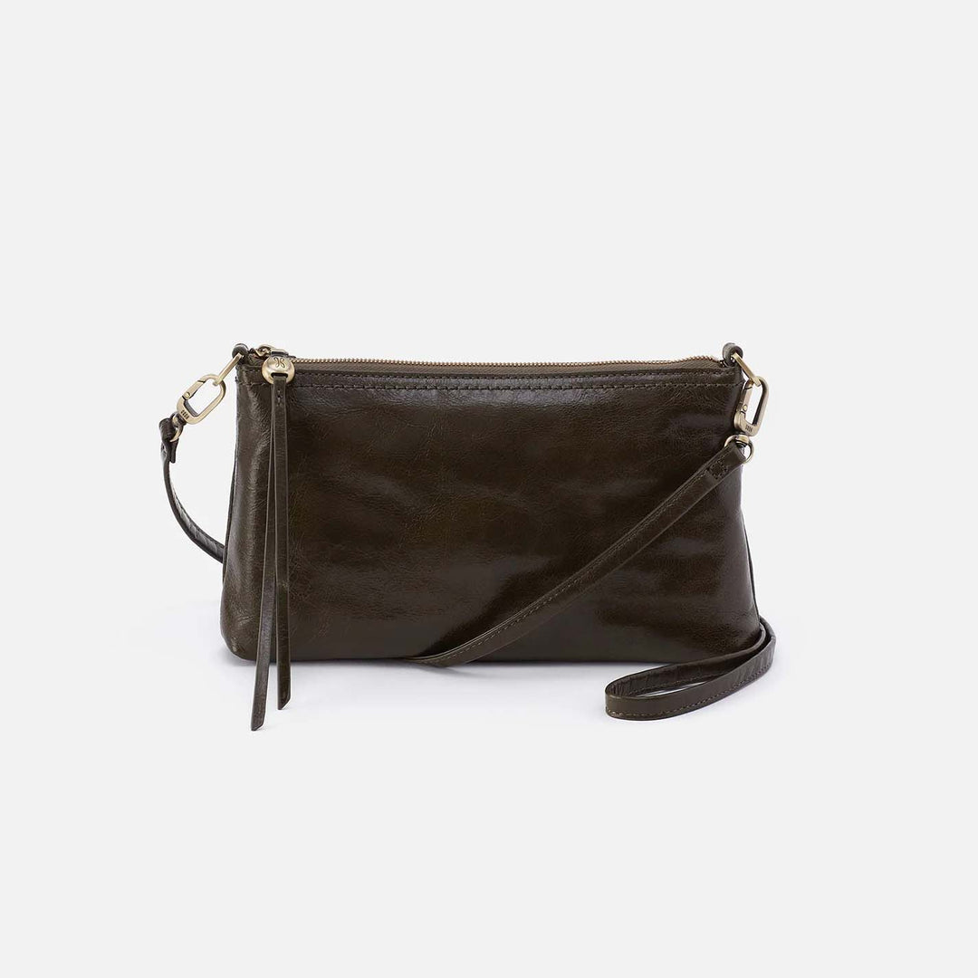 Hobo Darcy Convertible Crossbody - Chocolate Polished Leather