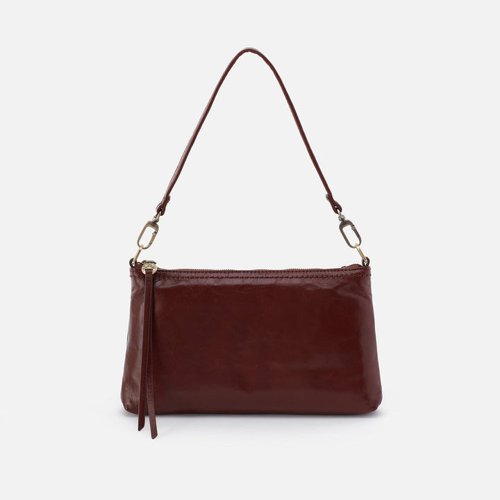 Hobo Darcy Convertible Crossbody - Chocolate Polished Leather