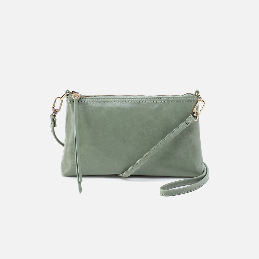 Hobo Darcy Convertible Crossbody Jade Polished Leather