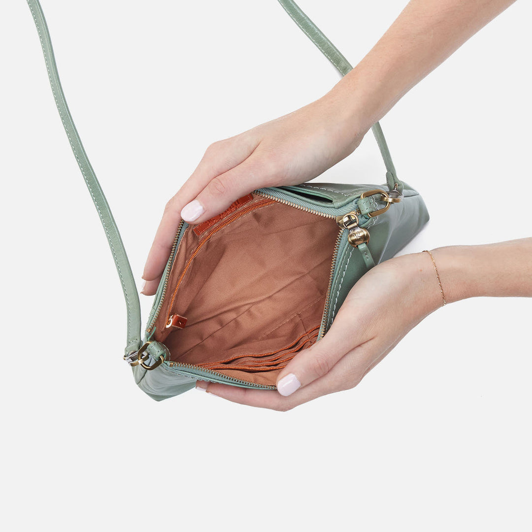 Hobo Darcy Convertible Crossbody - Jade Polished Leather