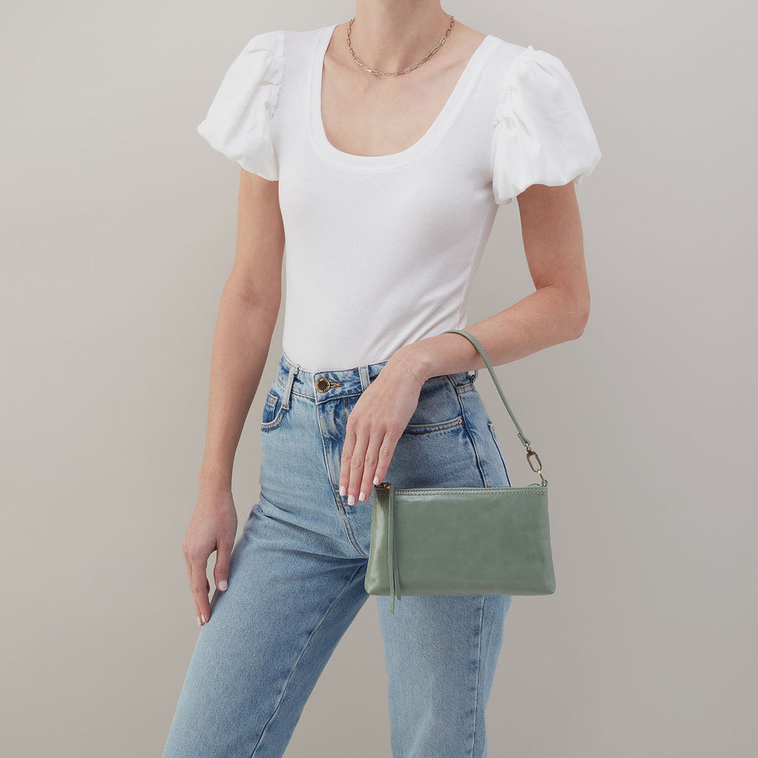 Hobo Darcy Convertible Crossbody - Jade Polished Leather