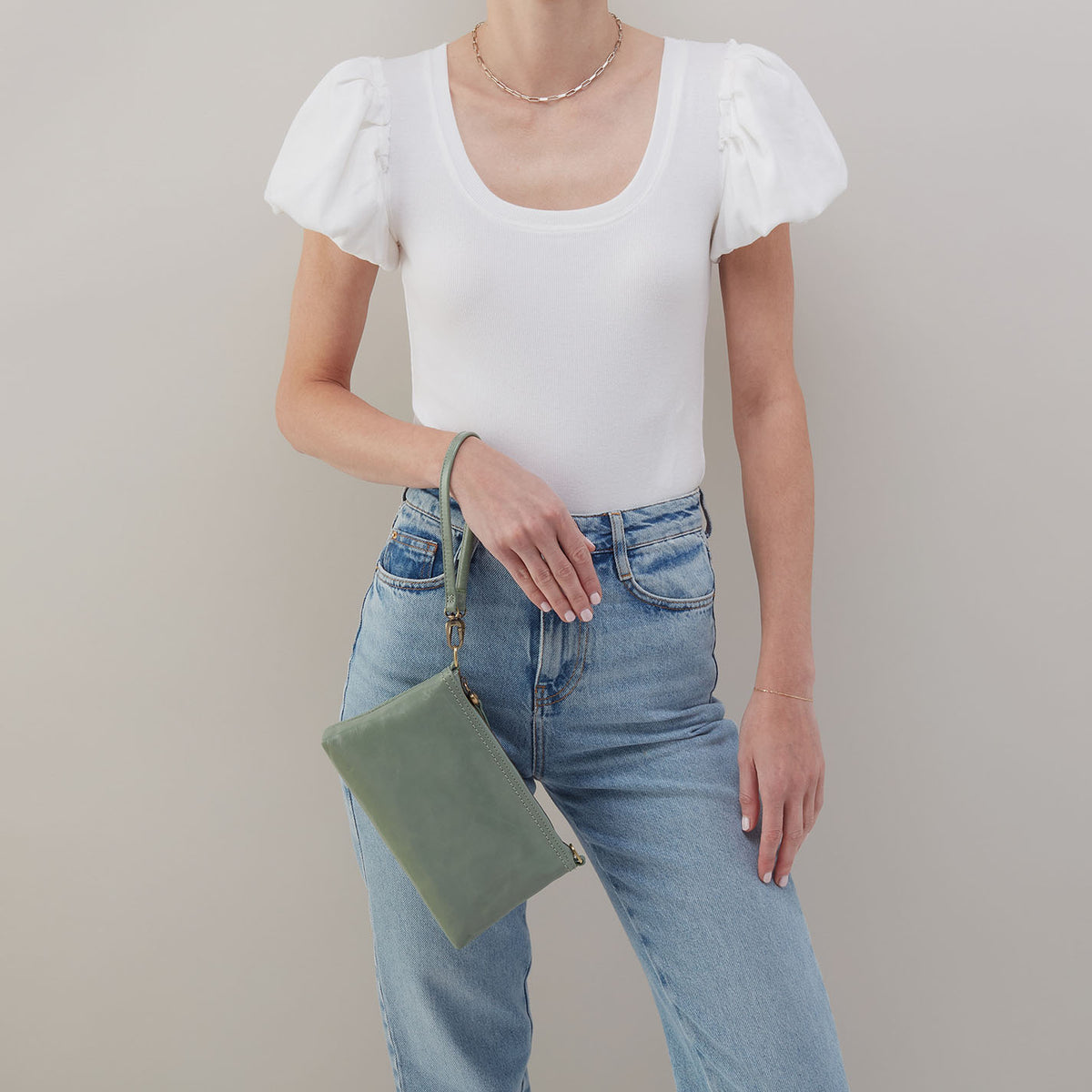 Hobo Darcy Convertible Crossbody - Jade Polished Leather – Daisy