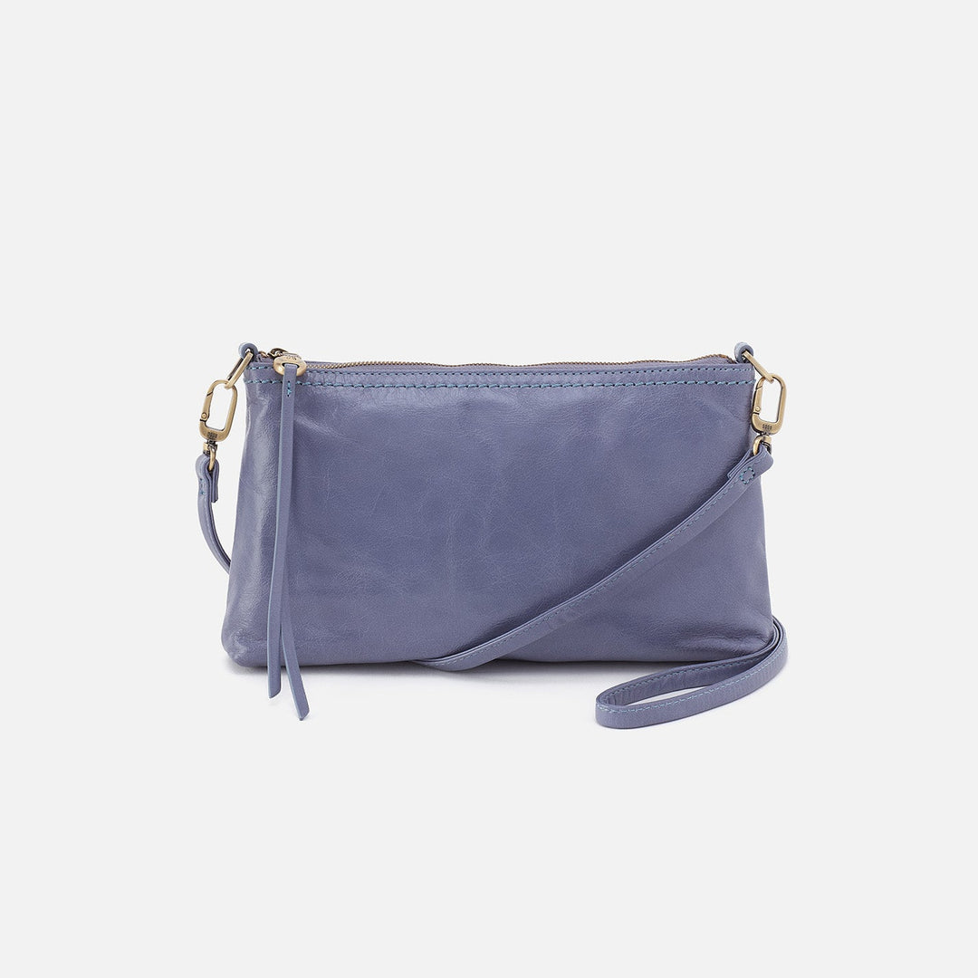 Hobo Darcy Convertible Crossbody - Sky Blue Polished Leather