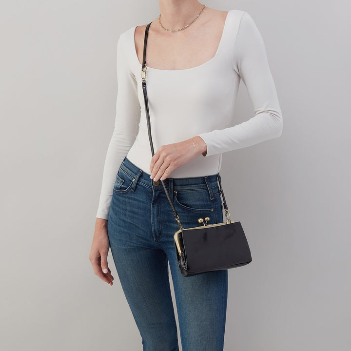 Hobo Lauren Frame Crossbody - Cashmere Polished Leather