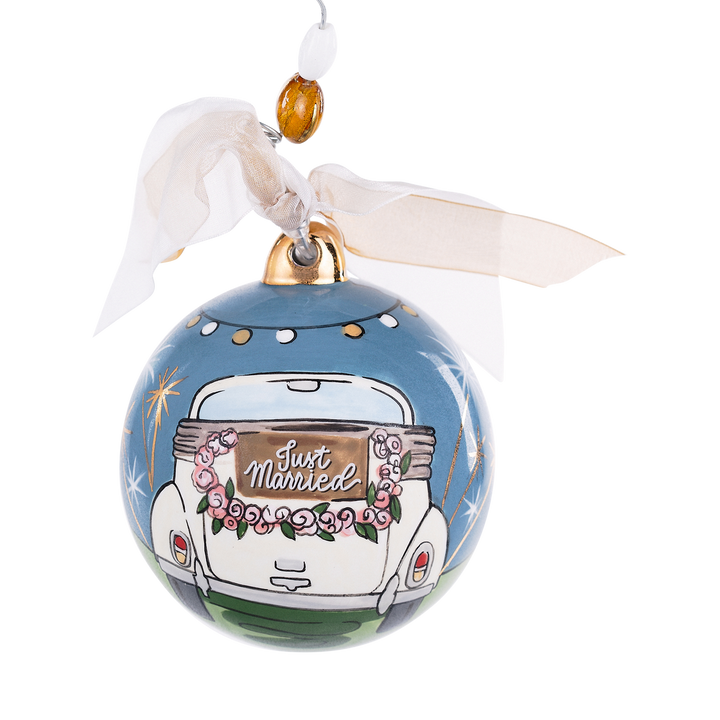 Glory Haus Just Married Sparklers Ornament