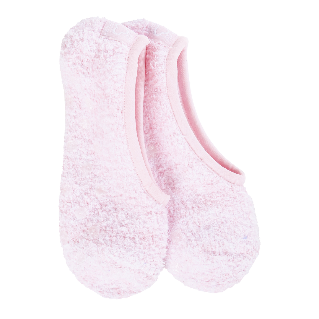 World's Softest Socks Cozy Adult Footsie w/Grippers - Orchid Pink