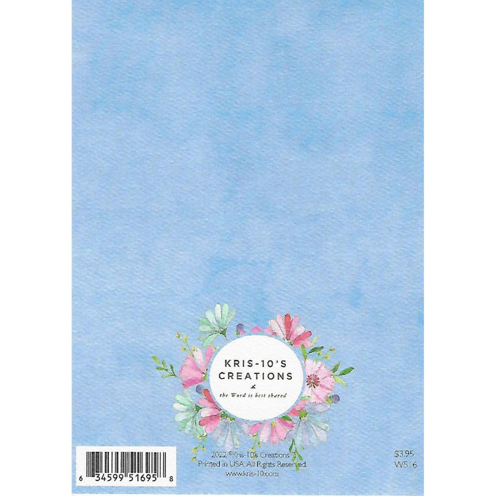 Kris-10's Creations Blushing Floral Bridal Cake Wedding Card