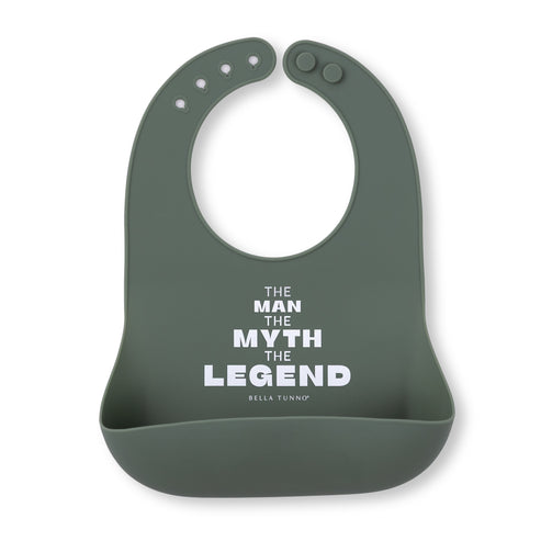 Bella Tunno Wonder Bib - Man Myth Legend