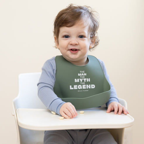 Bella Tunno Wonder Bib - Man Myth Legend