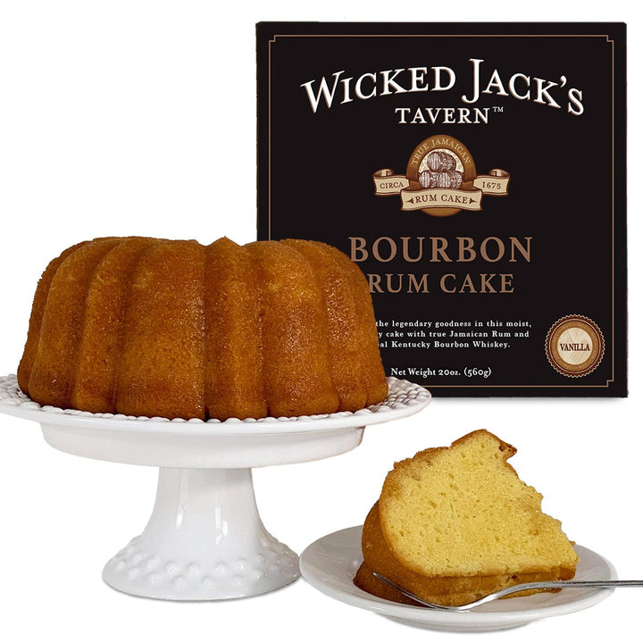 Wicked Jack's Tavern® Bourbon Vanilla  Rum Cake -20 oz (Serves 10)