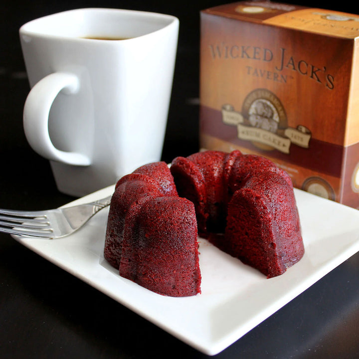 Wicked Jack's Tavern® Jamaica Red Velvet Rum Cake - 4 oz (Serves 1)