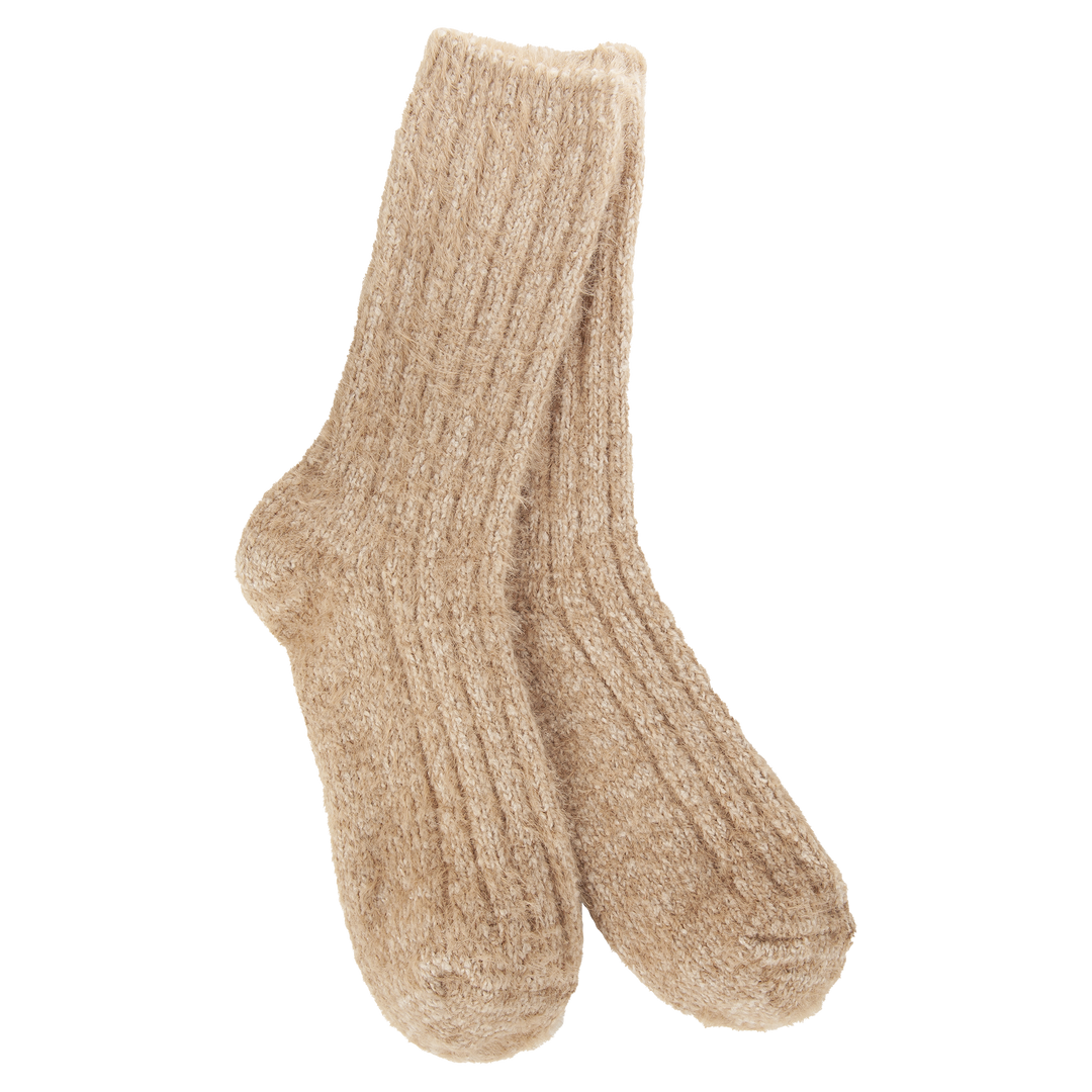 World's Softest Socks Ragg Feather Crew - Mocca