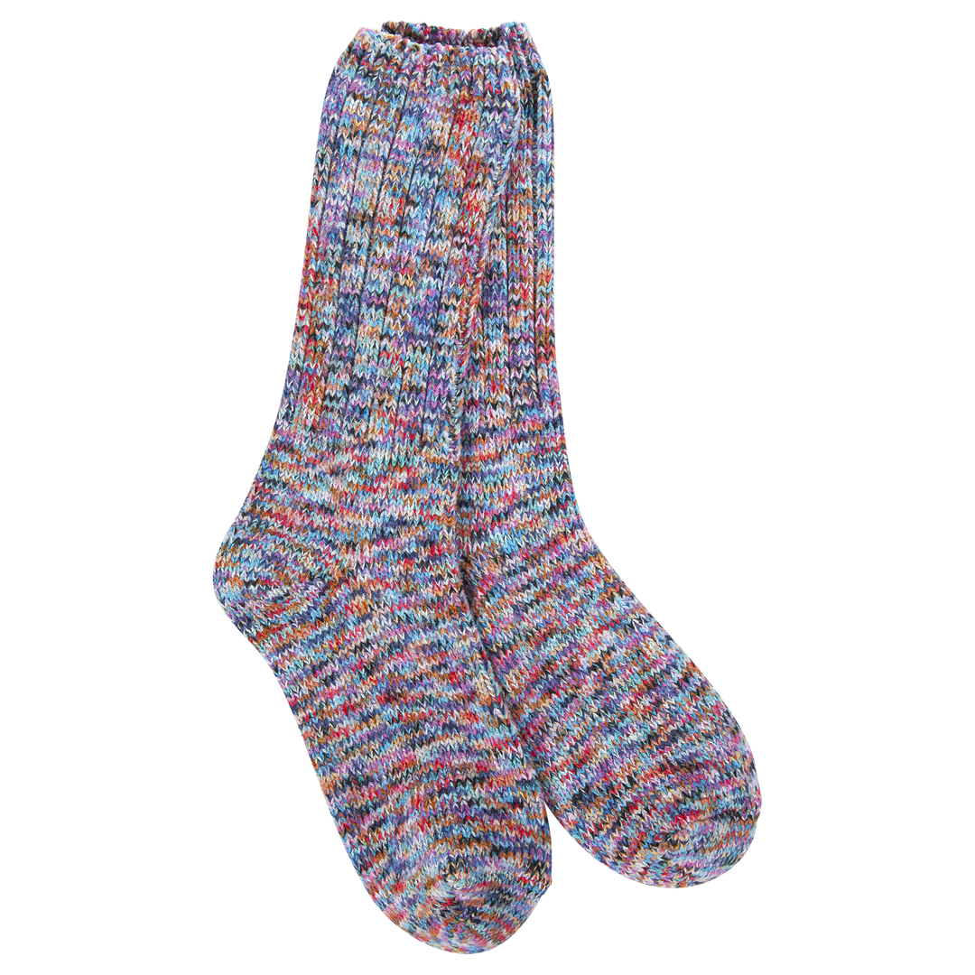 World's Softest Socks Weekend Ragg Crew - Indigo