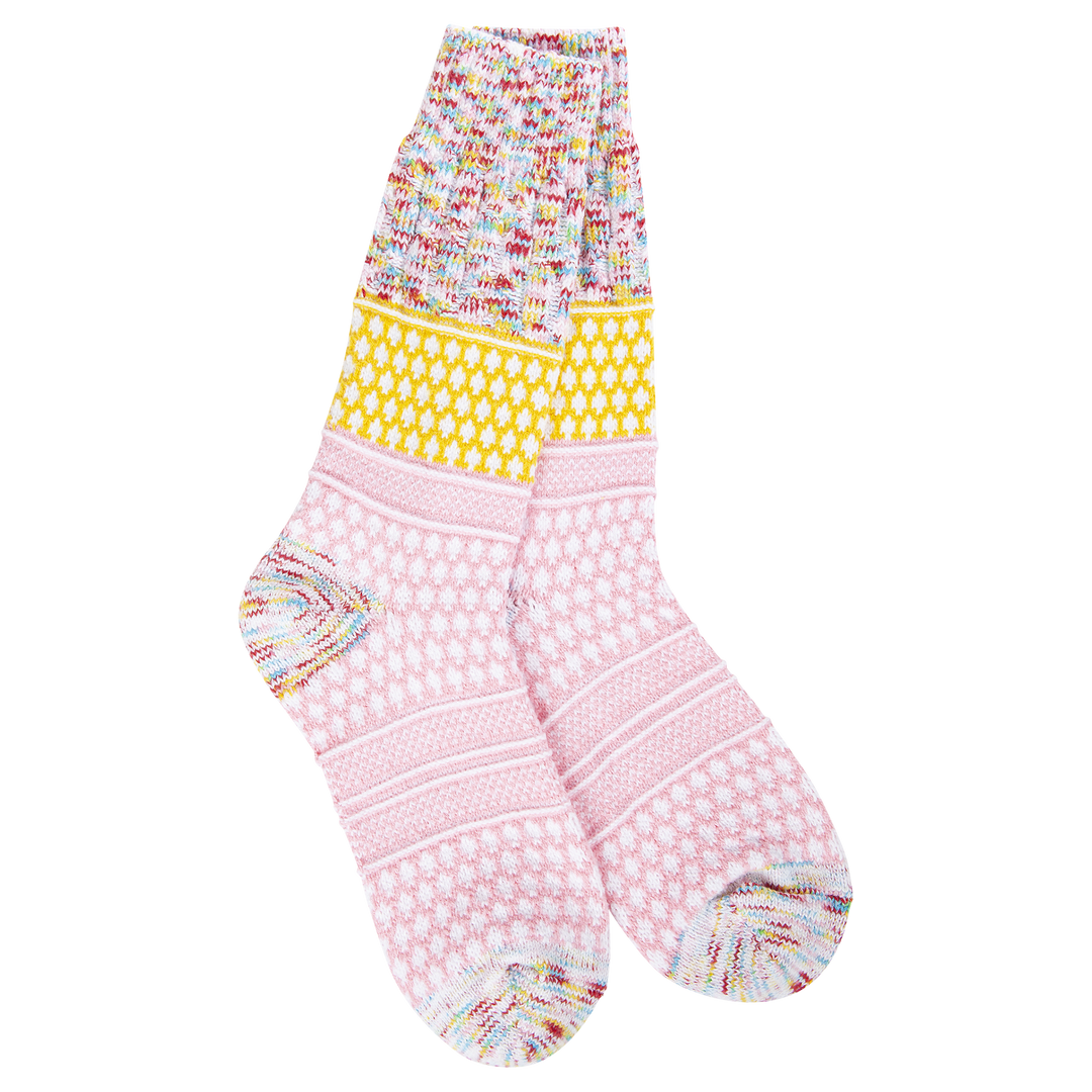 World's Softest Socks Whimsical Gallery Textured Crew - Whimsical Multi