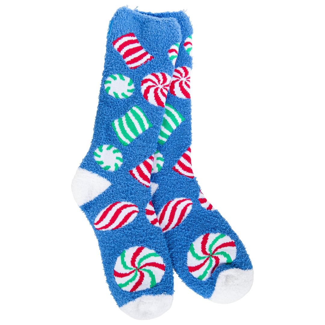 World's Softest Socks Cozy Crew Holiday - Hard Candy