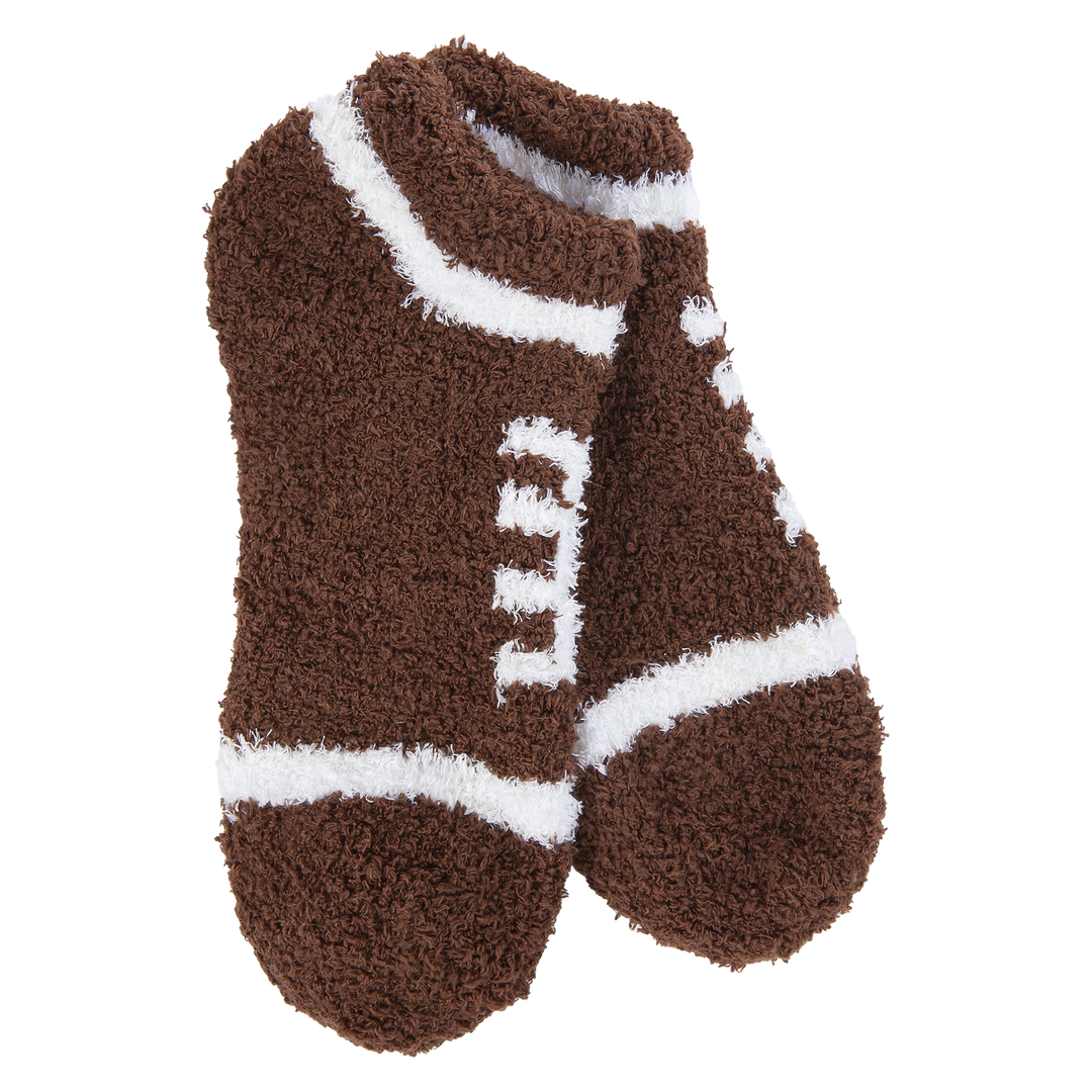 World's Softest Socks Cozy Low - Football