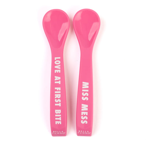 Bella Tunno Wonder Spoon Set - Love First Bite Miss Mess