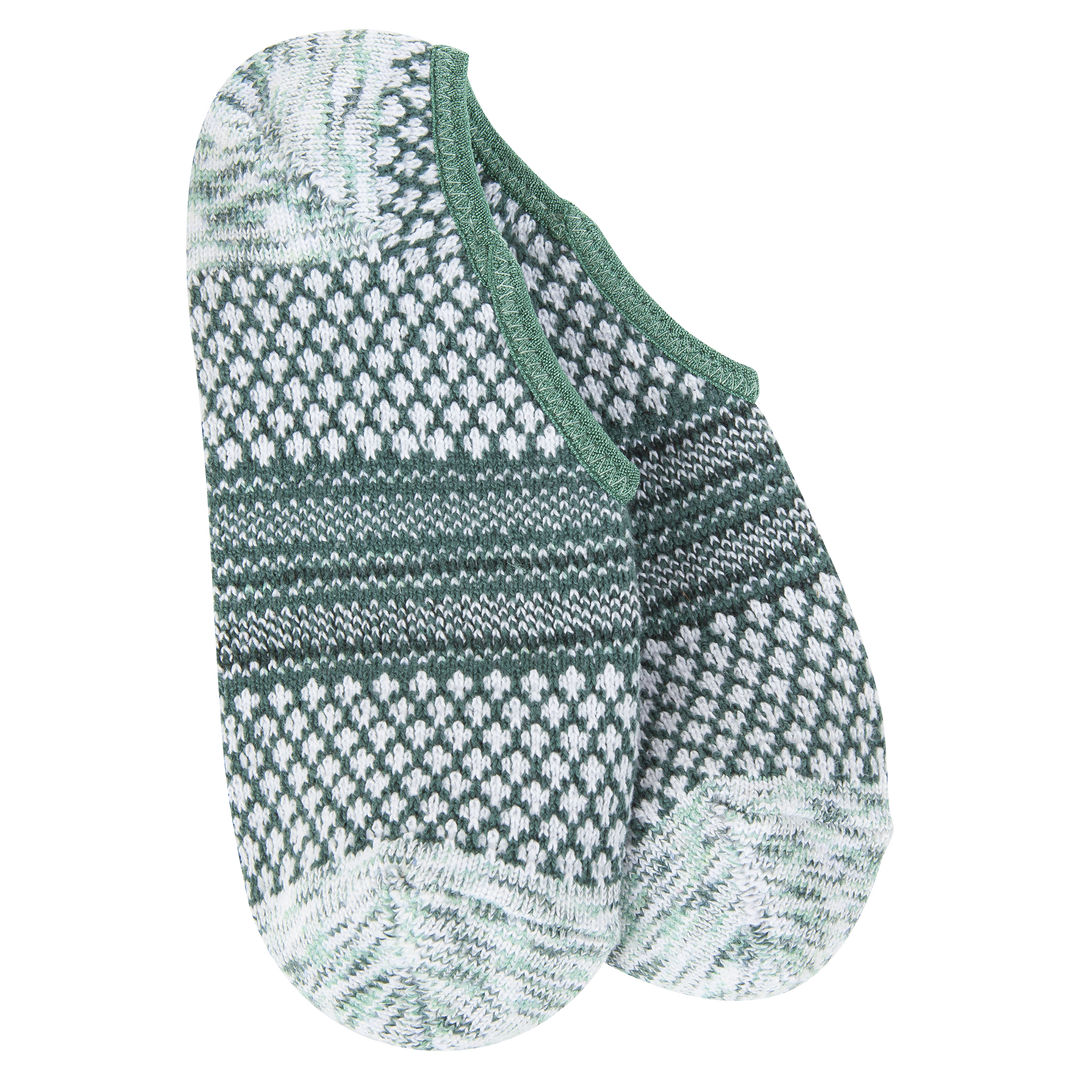 World's Softest Socks Holiday Gallery Footsie - Spruce Multi