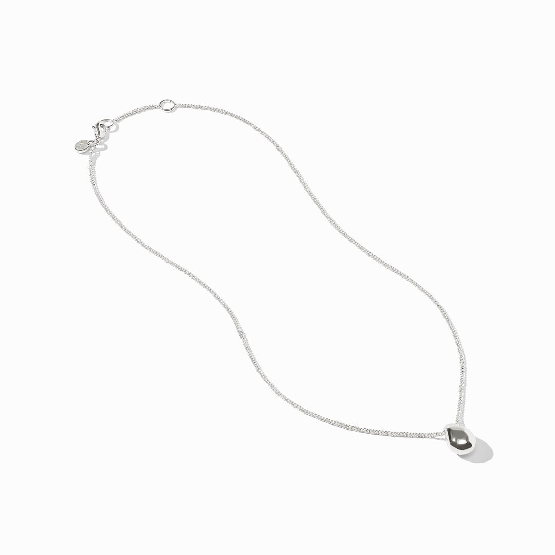 Julie Vos Wave Delicate Necklace - Silver