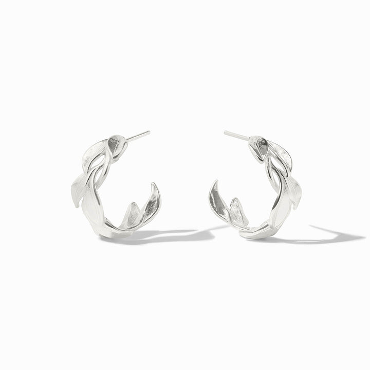Julie Vos Willow Hoop Earrings - Silver/Small