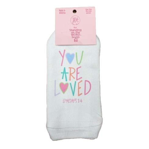 Standing On The Word Socks - You Are Loved (Ephesians 1:4)