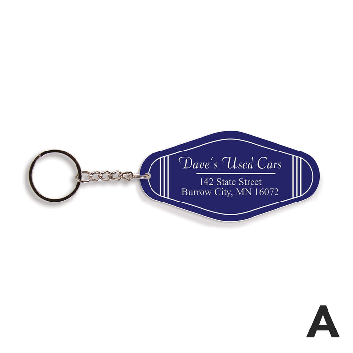 PGD Vintage Keychain - Blue w/Personalization