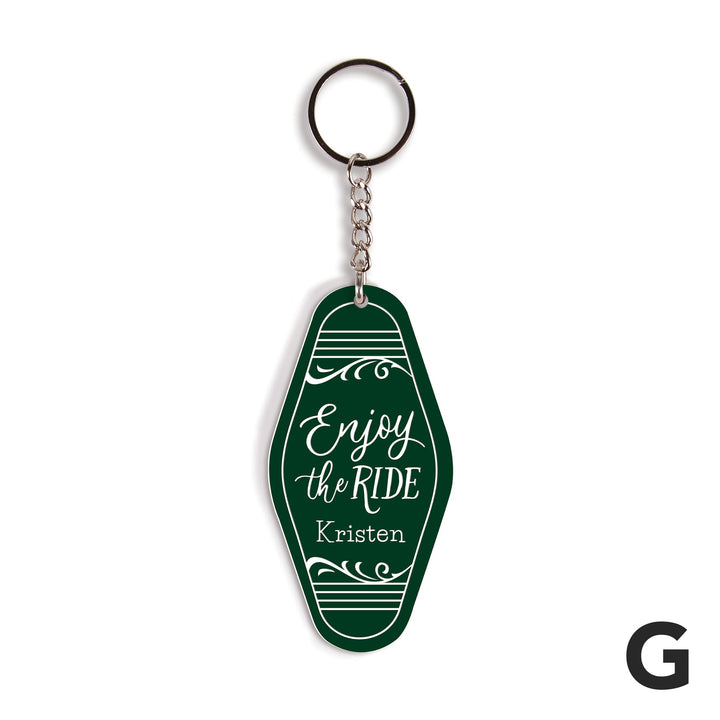 PGD Vintage Keychain - Green w/Personalization