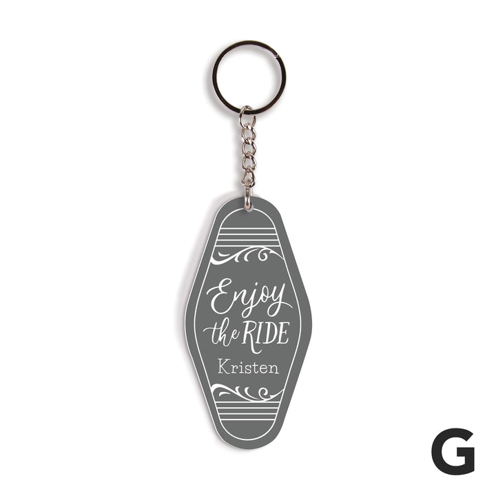 PGD Vintage Keychain - Gray w/Personalization