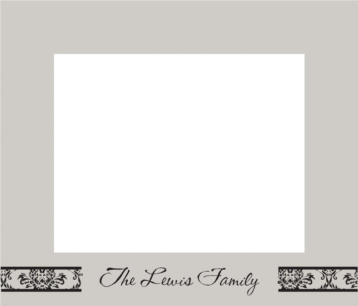 PGD Photo Frame - 8" x 10" White Faux Wood w/Personalization