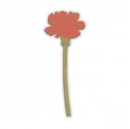 PGD Wooden Flower - Peach Carnation