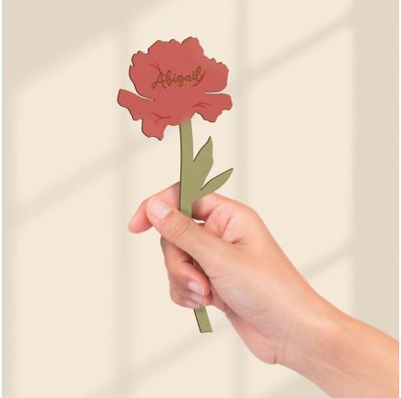 PGD Wooden Flower - Peony