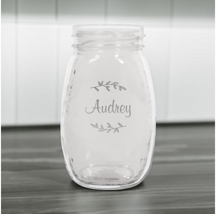 PGD Flower Vase Jar w/Personalization