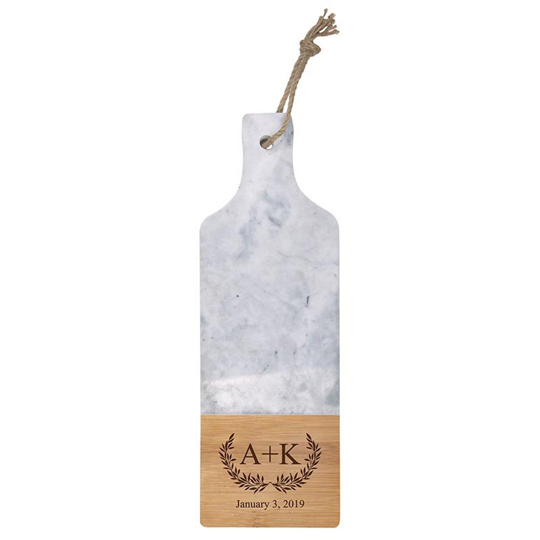 PGD Serving Board - Marble Bamboo w/Personalization