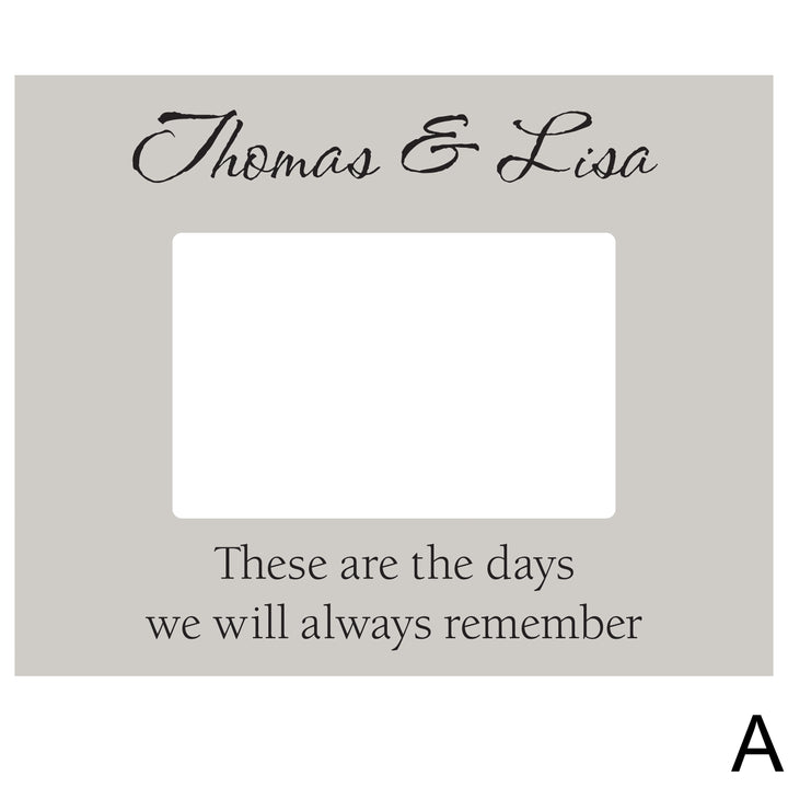 PGD Photo Frame - 4" x 6" Black w/Personalization