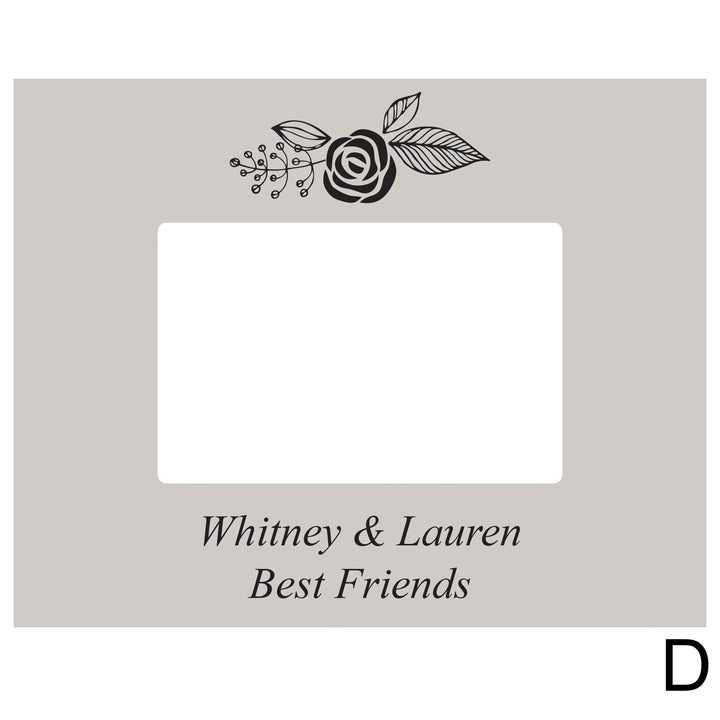 PGD Photo Frame - 4" x 6" Black w/Personalization