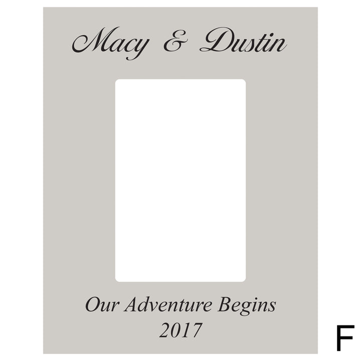 PGD Photo Frame - 4" x 6" Black w/Personalization