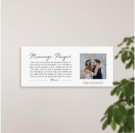 PGD Marriage Prayer Photo Frame