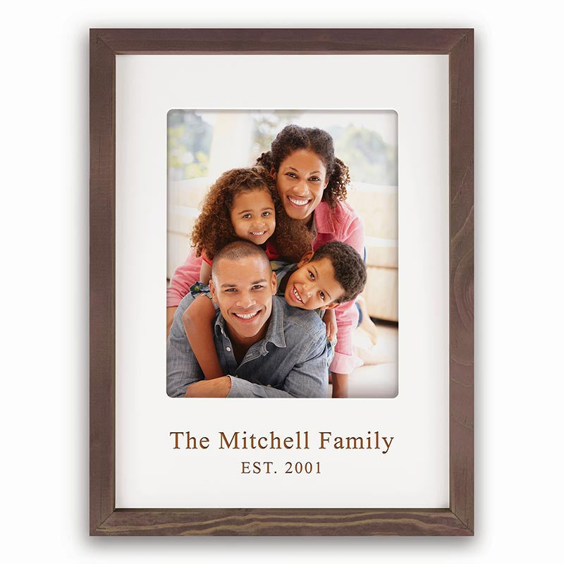 PGD Photo Sign Frame 8x 10 - Wood w/Personalization