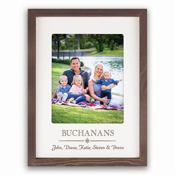 PGD Photo Sign Frame 8x 10 - Wood w/Personalization