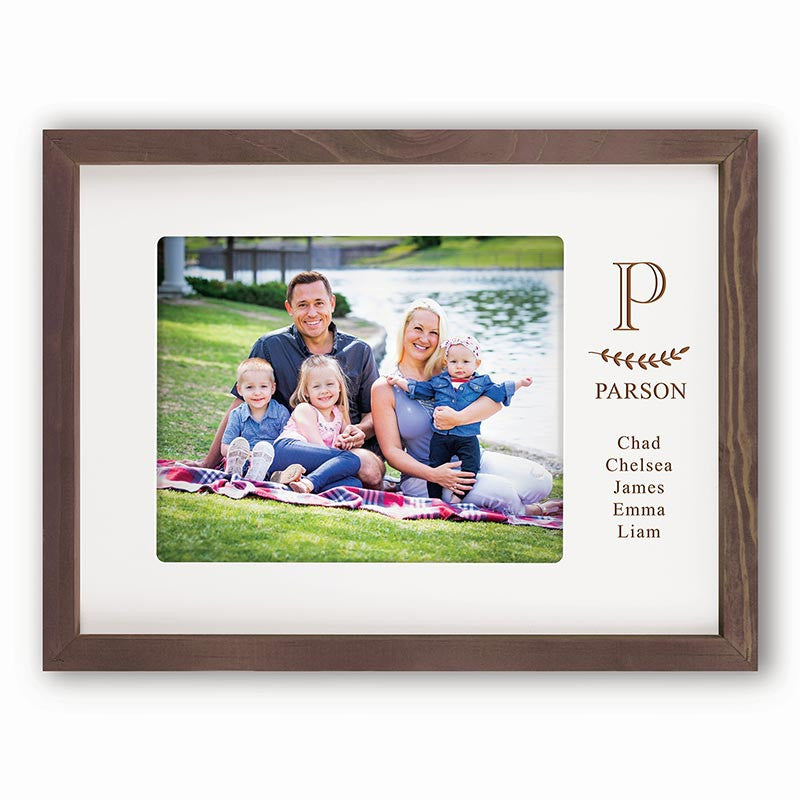 PGD Photo Sign Frame 8x 10 - Wood w/Personalization